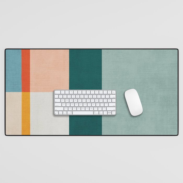 Modern Abstract Geometric Minimalist Artwork Desk Mat Gallery Image 1