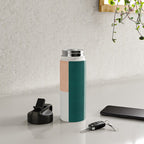 Modern Abstract Geometric Minimalist Artwork Water Bottle Gallery Image 4