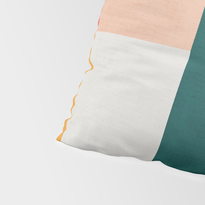 Modern Abstract Geometric Minimalist Artwork Pillow Sham Gallery Image 4