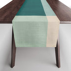 Modern Abstract Geometric Minimalist Artwork Table Runner Gallery Image 1