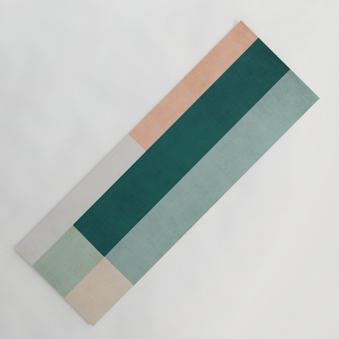 Modern Abstract Geometric Minimalist Artwork Yoga Mat Gallery Image 1