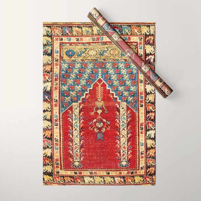 Kula West Anatolian Niche Rug Print Wrapping Paper Gallery Image 1