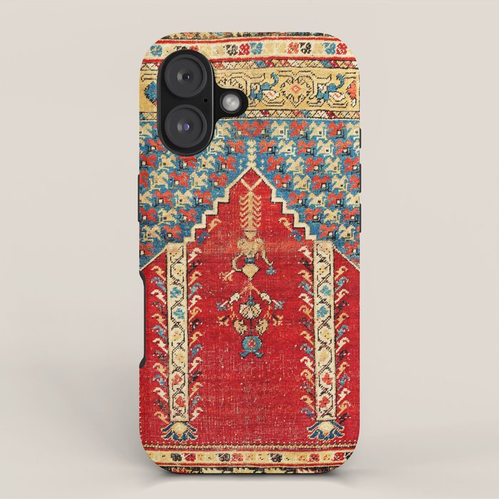 Kula West Anatolian Niche Rug Print iPhone Case Gallery Image 1
