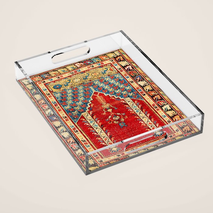 Kula West Anatolian Niche Rug Print Acrylic Tray Gallery Image 1