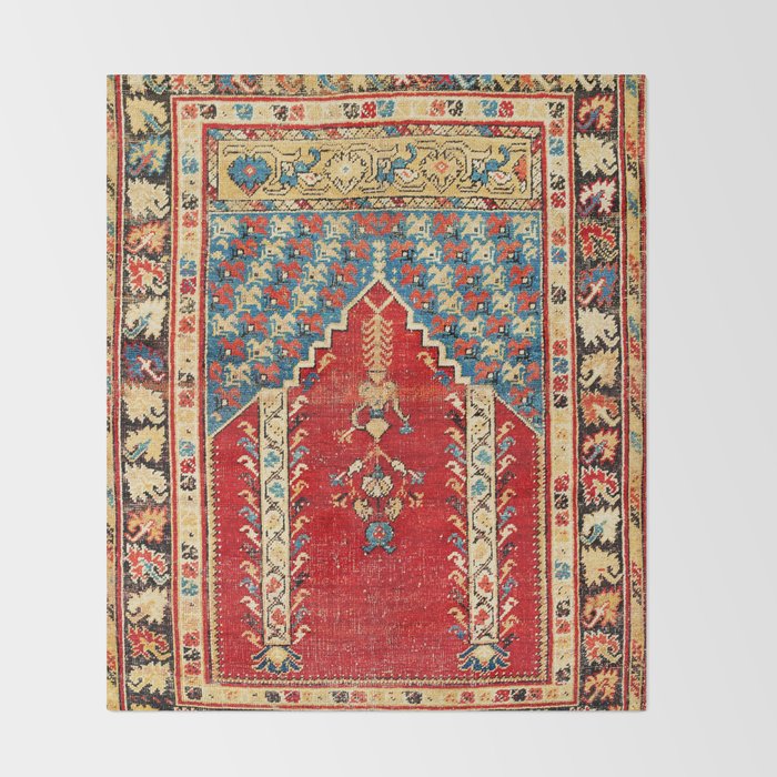 Kula West Anatolian Niche Rug Print Throw Blanket Gallery Image 2