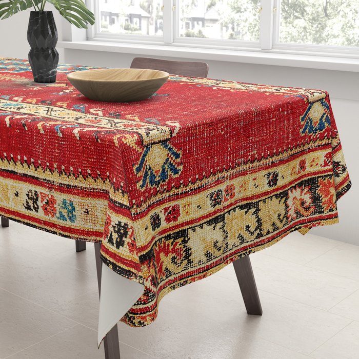Kula West Anatolian Niche Rug Print Tablecloth Gallery Image 3