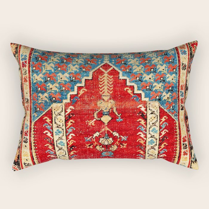 Kula West Anatolian Niche Rug Print Rectangular Pillow Gallery Image 2