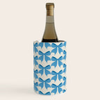 Elegant Blue Bow Pattern A Classic and Stylish Design Wine Chiller Gallery Image 3