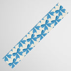 Elegant Blue Bow Pattern A Classic and Stylish Design Table Runner Gallery Image 3