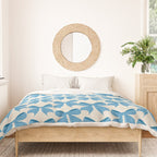 Elegant Blue Bow Pattern A Classic and Stylish Design Duvet Cover Gallery Image 3