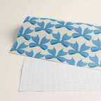 Elegant Blue Bow Pattern A Classic and Stylish Design Wrapping Paper Gallery Image 2