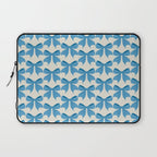 Elegant Blue Bow Pattern A Classic and Stylish Design Laptop Sleeve Gallery Image 1