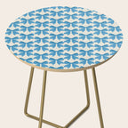 Elegant Blue Bow Pattern A Classic and Stylish Design Side Table Gallery Image 2