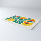 Orioles & Golden Poppy: Les Fleurs | Flower Market 04 | Spring Summer 23 Rug Gallery Image 3