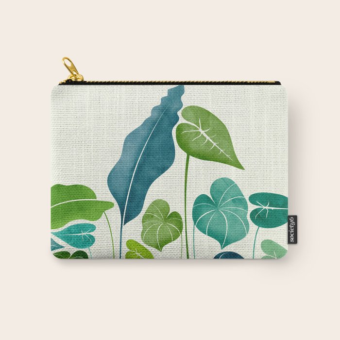 Tropical Plant Study Carry All Pouch Gallery Image 1