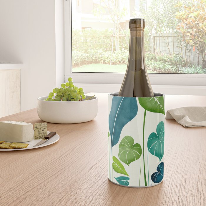 Tropical Plant Study Wine Chiller Gallery Image 4