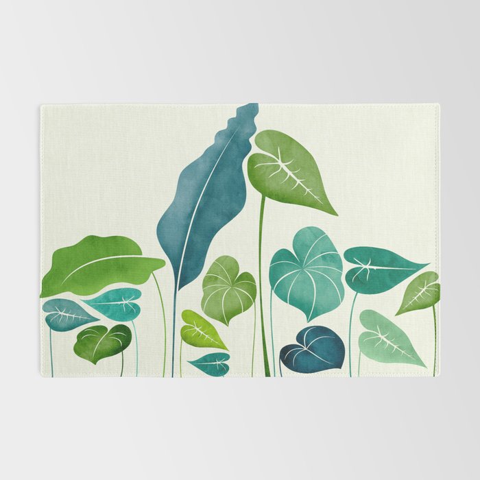 Tropical Plant Study Rug Gallery Image 2