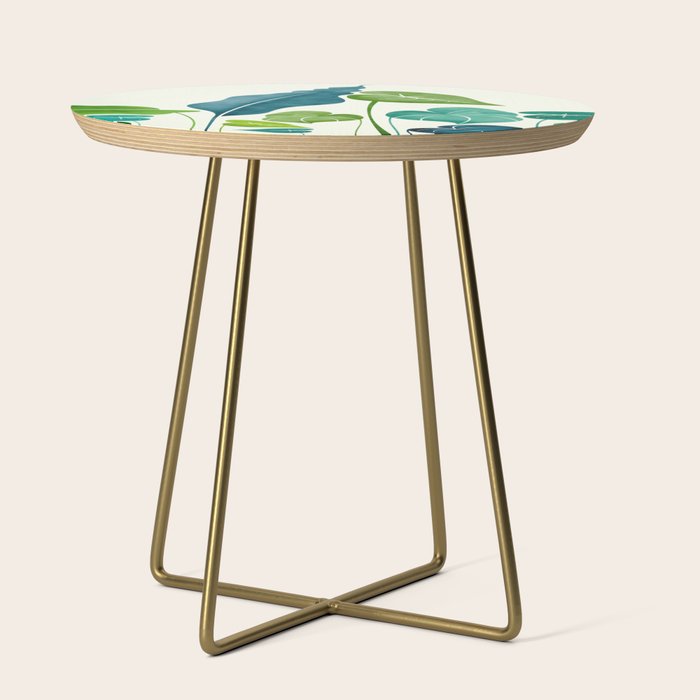 Tropical Plant Study Side Table Gallery Image 1