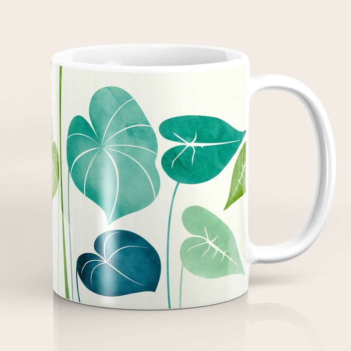 Tropical Plant Study Coffee Mug Gallery Image 1