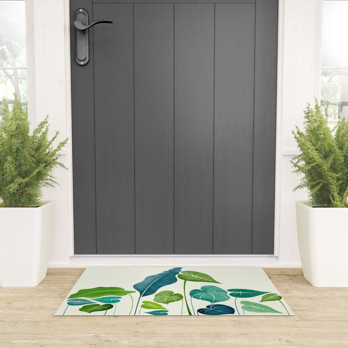 Tropical Plant Study Welcome Mat Gallery Image 3