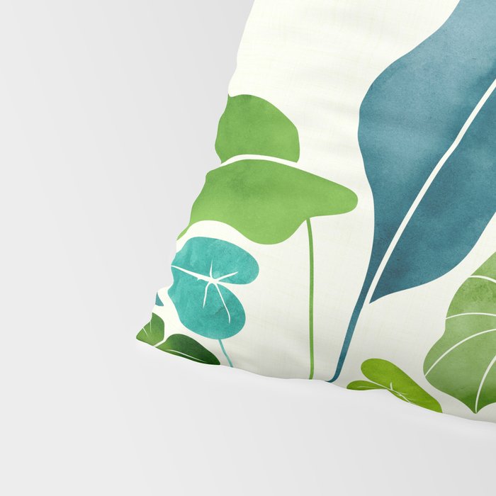 Tropical Plant Study Pillow Sham Gallery Image 4