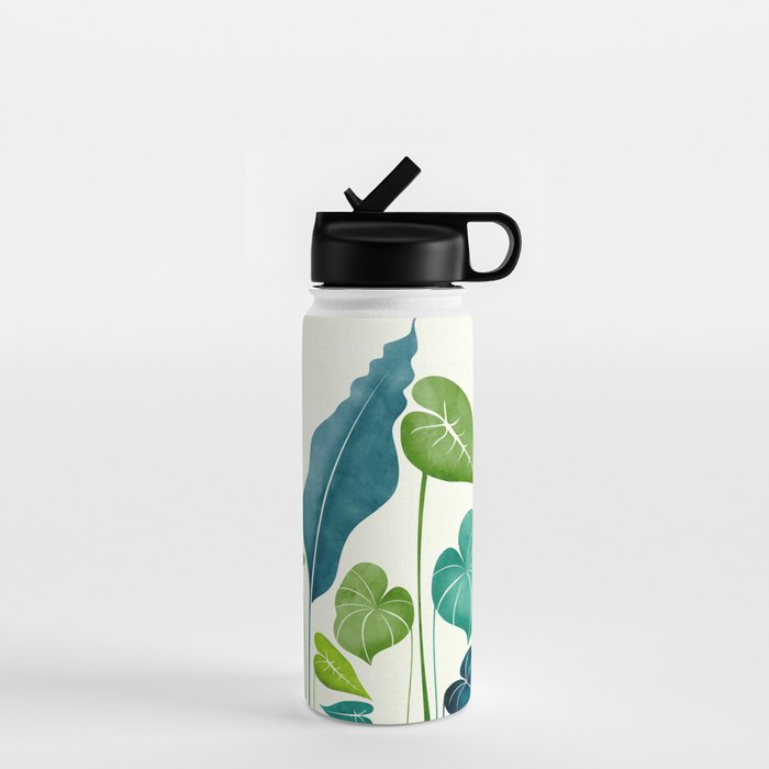 Tropical Plant Study Water Bottle Gallery Image 1