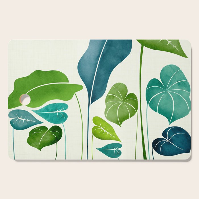 Tropical Plant Study Cutting Board Gallery Image 1