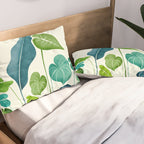 Tropical Plant Study Pillow Sham Gallery Image 2