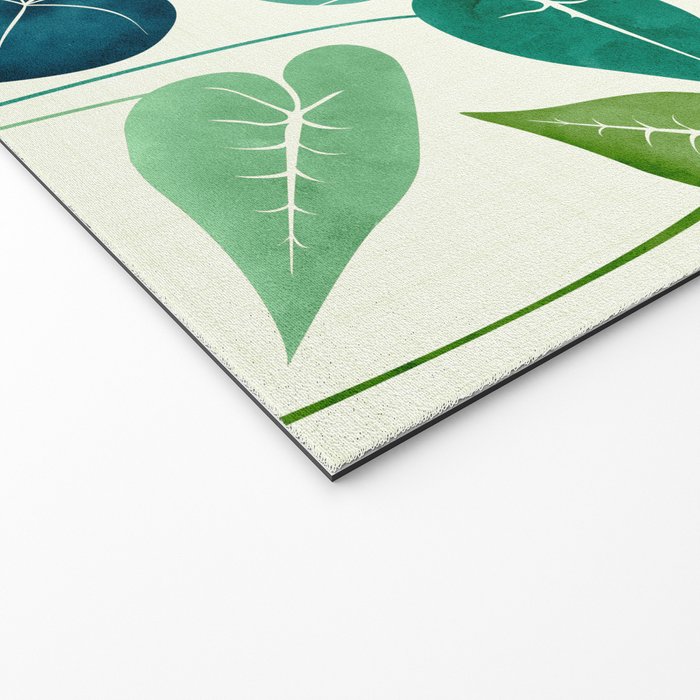 Tropical Plant Study Welcome Mat Gallery Image 2