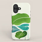 Tropical Plant Study iPhone Case Gallery Image 1