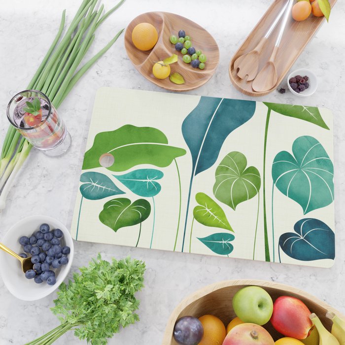 Tropical Plant Study Cutting Board Gallery Image 2