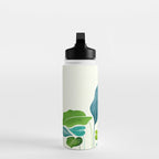 Tropical Plant Study Water Bottle Gallery Image 3