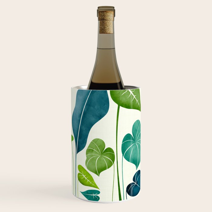 Tropical Plant Study Wine Chiller Gallery Image 1