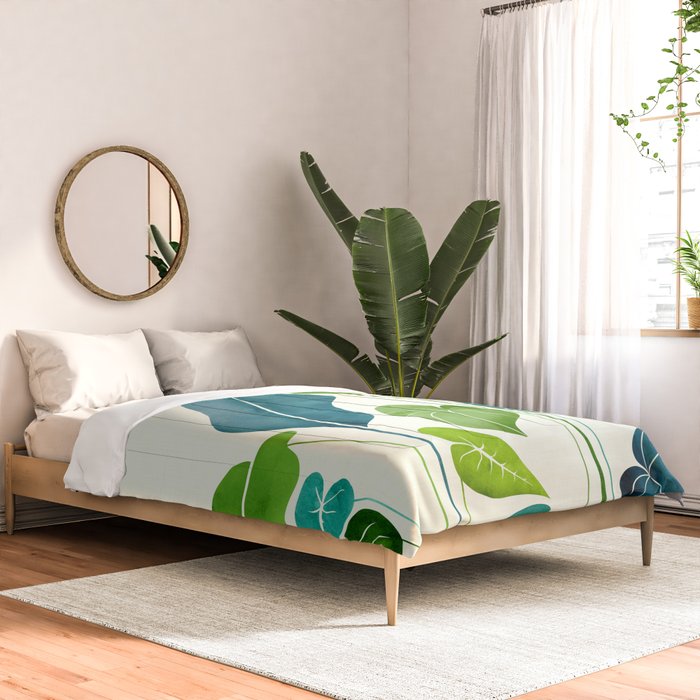 Tropical Plant Study Comforter Gallery Image 2