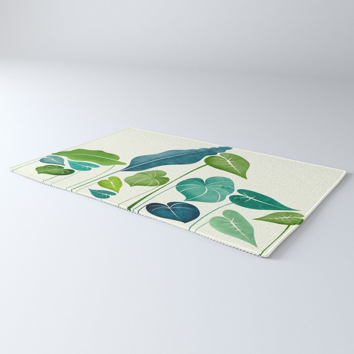 Tropical Plant Study Rug Gallery Image 3