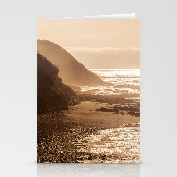 Pacific Coast Beach Sunset Stationery Card Gallery Image 2