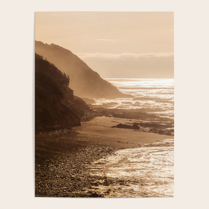 Pacific Coast Beach Sunset Poster Gallery Image 4