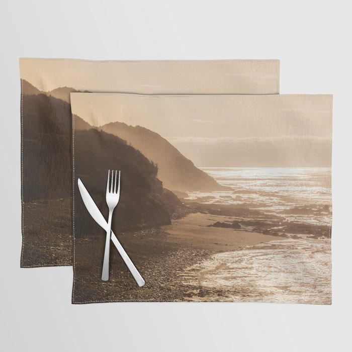 Pacific Coast Beach Sunset Placemat Gallery Image 1