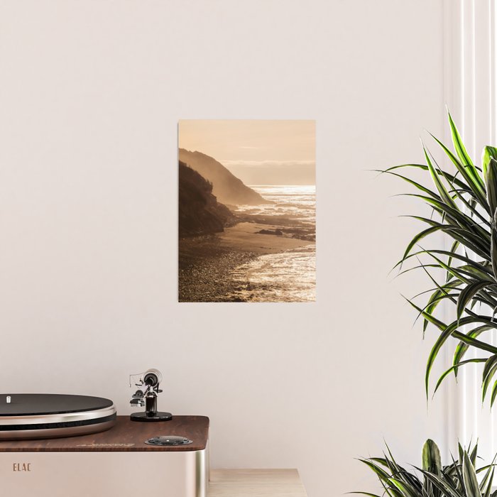 Pacific Coast Beach Sunset Poster Gallery Image 2