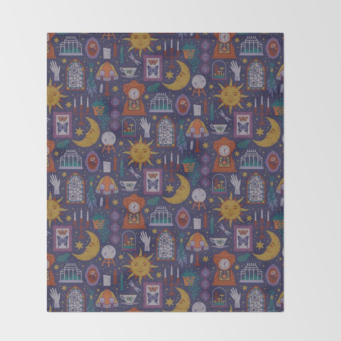 Whimsigoth Throw Blanket Gallery Image 2