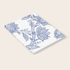 Oriental classic floral paisley - Delft Blue Notebook Gallery Image 2