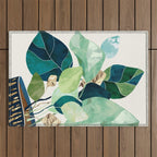 Indigo Plant II Outdoor Rug Gallery Image 1