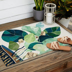 Indigo Plant II Outdoor Rug Gallery Image 2