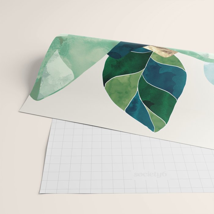 Indigo Plant II Wrapping Paper Gallery Image 2