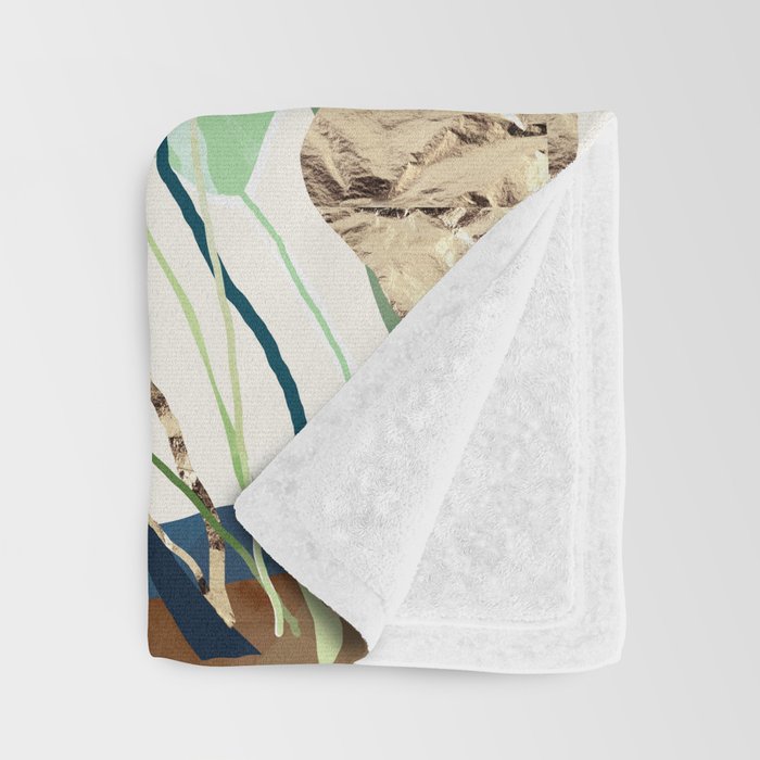 Indigo Plant II Throw Blanket Gallery Image 3