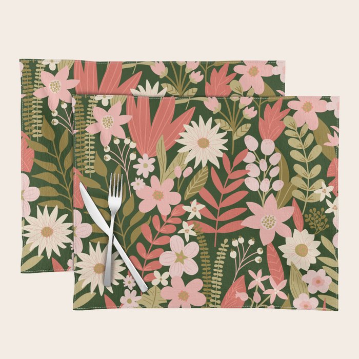 Blooming Botanical Garden Placemat Gallery Image 2