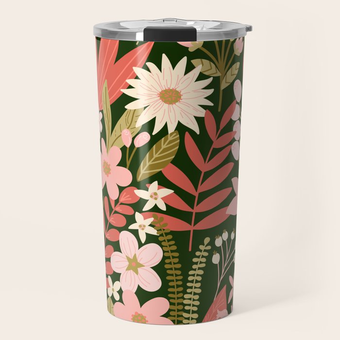 Blooming Botanical Garden Travel Mug Gallery Image 1