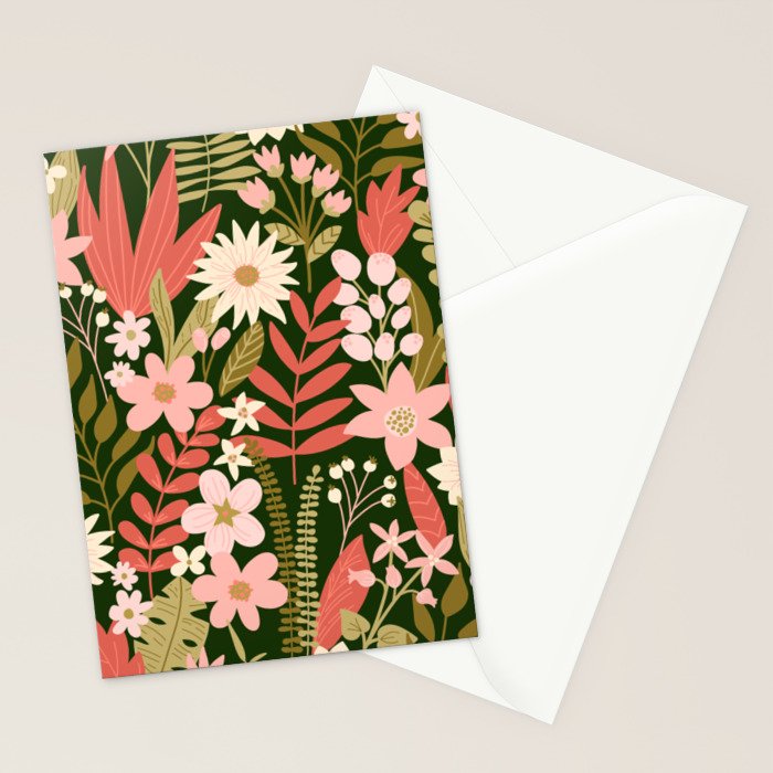 Blooming Botanical Garden Stationery Card Gallery Image 2