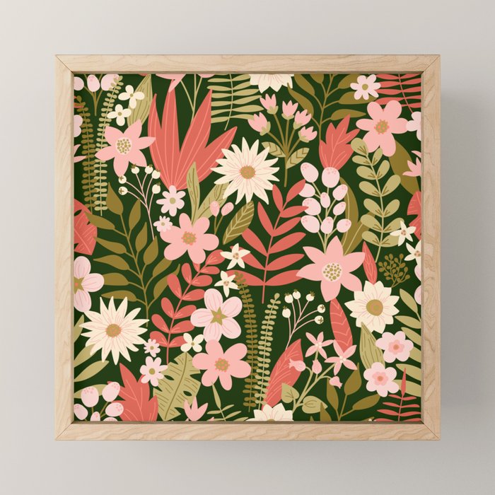 Blooming Botanical Garden Mini Art Print Gallery Image 1