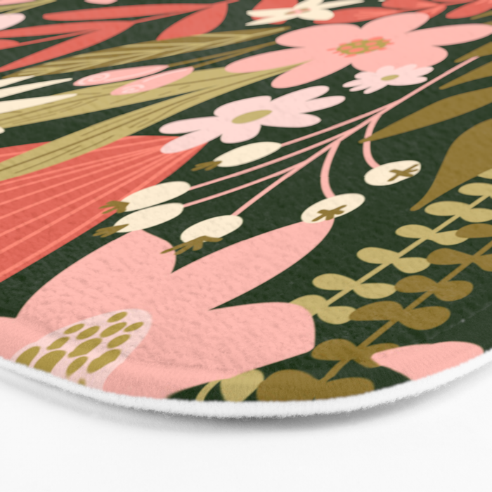 Blooming Botanical Garden Bath Mat Gallery Image 3